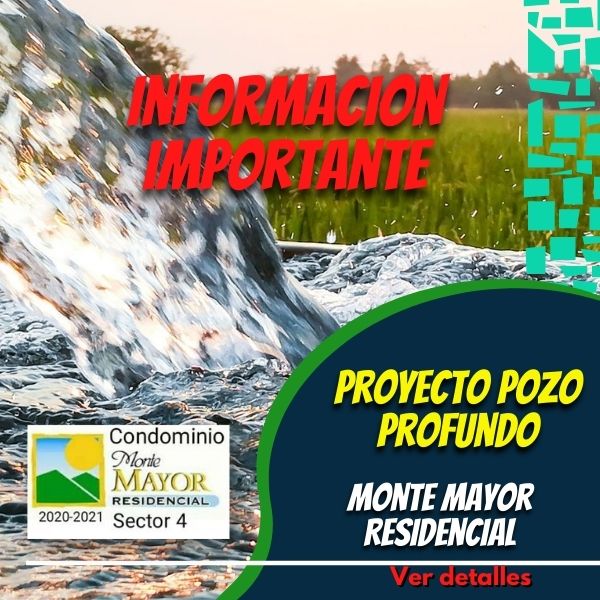 Estimado propietario de Montemayor sector 4, ya se encuentran instaladas y operativas 8 camaras de Seguridad ubicadas en distintas zonas estrategicas de nuestro sector.